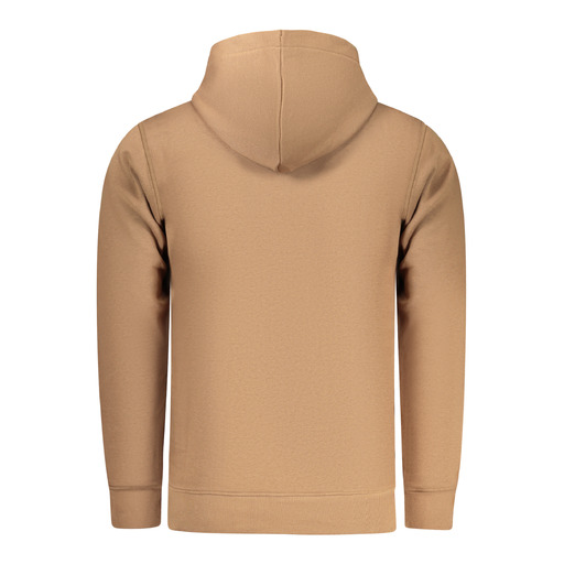 RIFLE FELPA CON ZIP UOMO MARRONE