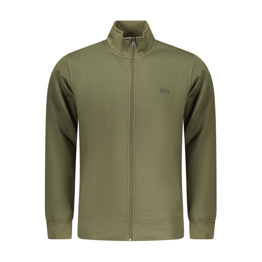 RIFLE FELPA CON ZIP UOMO VERDE