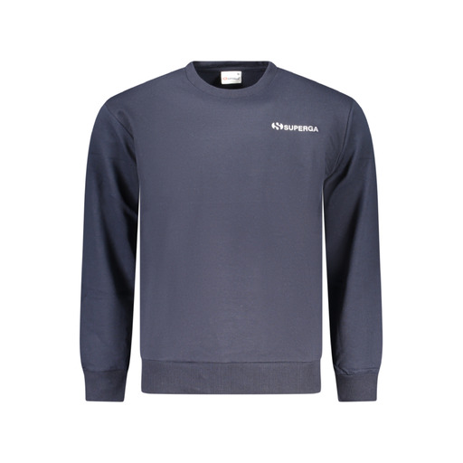 SUPERGA FELPA SENZA ZIP UOMO BLU