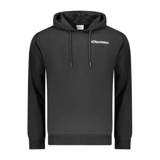SUPERGA FELPA SENZA ZIP UOMO NERO