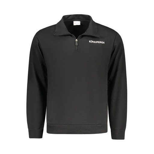 SUPERGA FELPA SENZA ZIP UOMO NERO