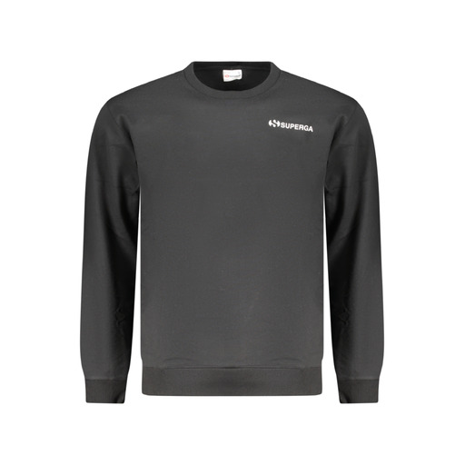 SUPERGA FELPA SENZA ZIP UOMO NERO