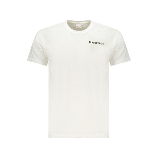 SUPERGA T-SHIRT MANICHE CORTE UOMO BIANCO