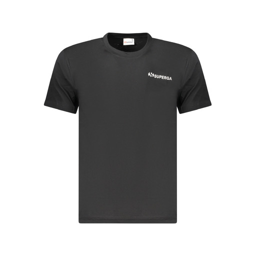 SUPERGA T-SHIRT MANICHE CORTE UOMO NERO