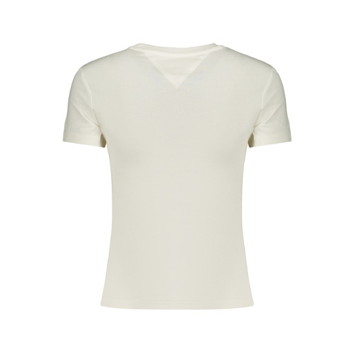 TOMMY HILFIGER T-SHIRT MANICHE CORTE DONNA BIANCO