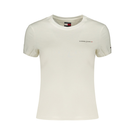 TOMMY HILFIGER T-SHIRT MANICHE CORTE DONNA BIANCO