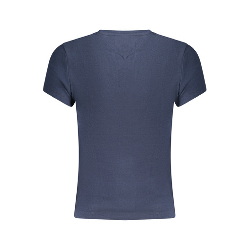 TOMMY HILFIGER T-SHIRT MANICHE CORTE DONNA BLU