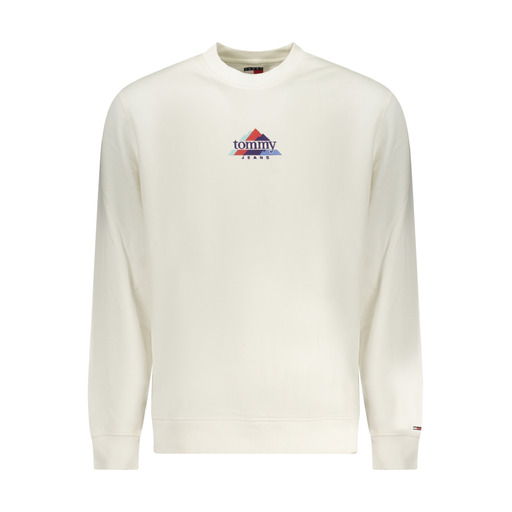 TOMMY HILFIGER FELPA SENZA ZIP UOMO BIANCO