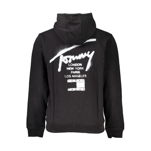 TOMMY HILFIGER FELPA CON ZIP UOMO NERO