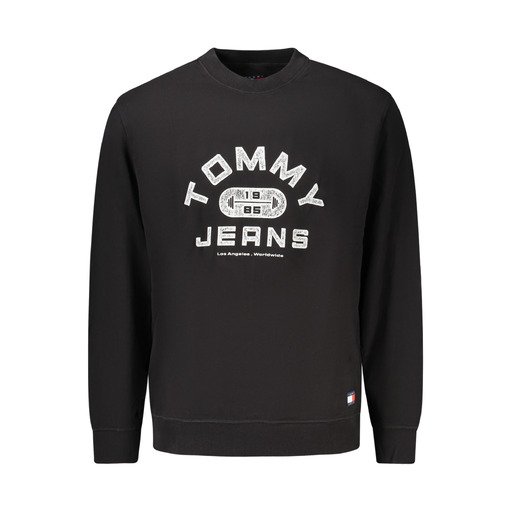 TOMMY HILFIGER FELPA SENZA ZIP UOMO NERO