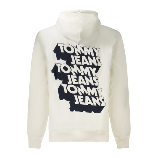 TOMMY HILFIGER FELPA SENZA ZIP UOMO BIANCO