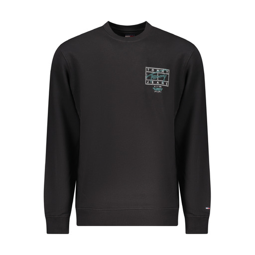 TOMMY HILFIGER FELPA SENZA ZIP UOMO NERO