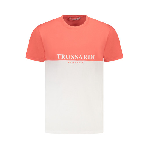 TRUSSARDI T-SHIRT MANICHE CORTE UOMO ROSA