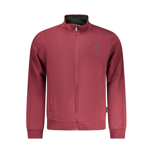 U.S. GRAND FELPA CON ZIP UOMO ROSSO