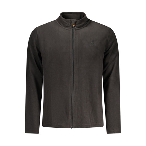 U.S. GRAND FELPA CON ZIP UOMO NERO