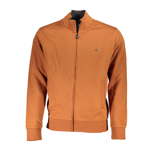 U.S. GRAND FELPA CON ZIP UOMO MARRONE