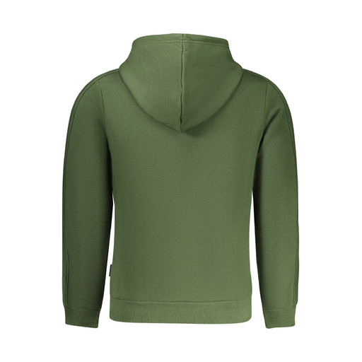 U.S. GRAND FELPA CON ZIP UOMO VERDE