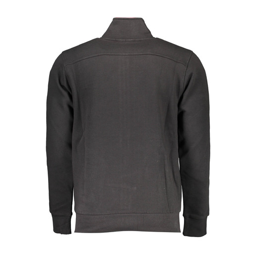 U.S. GRAND FELPA CON ZIP UOMO NERO