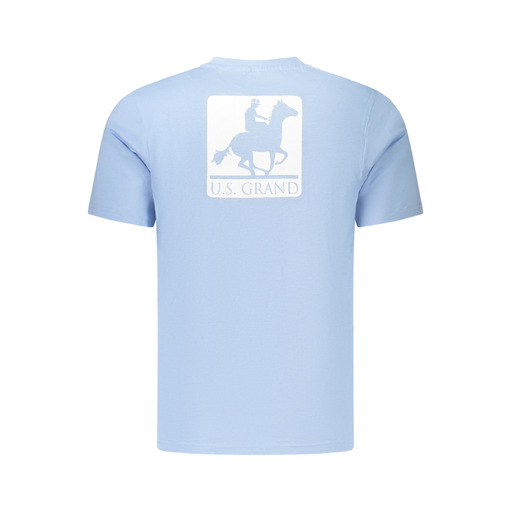 U.S. GRAND T-SHIRT MANICHE CORTE UOMO AZZURRO