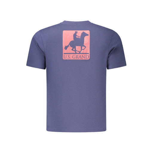U.S. GRAND T-SHIRT MANICHE CORTE UOMO BLU