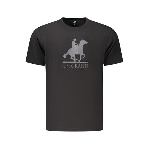 U.S. GRAND T-SHIRT MANICHE CORTE UOMO NERO