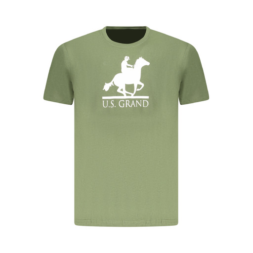U.S. GRAND T-SHIRT MANICHE CORTE UOMO VERDE