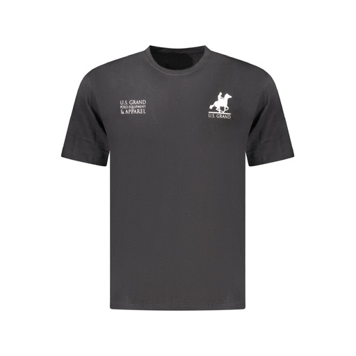 U.S. GRAND T-SHIRT MANICHE CORTE UOMO NERO