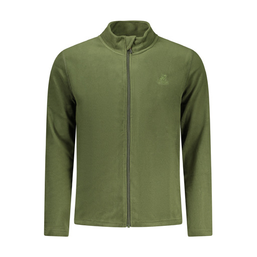 U.S. GRAND FELPA CON ZIP UOMO VERDE