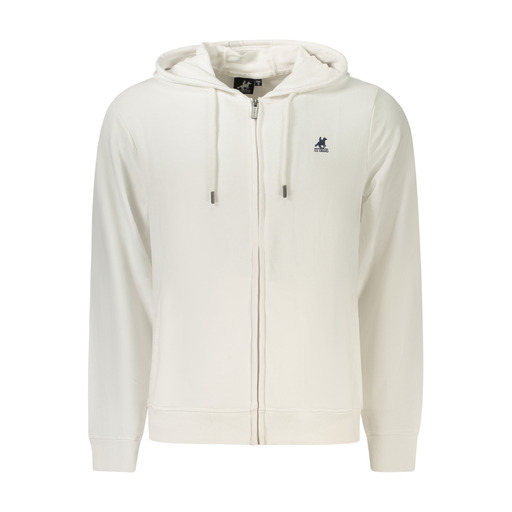 U.S. GRAND FELPA CON ZIP UOMO BIANCO