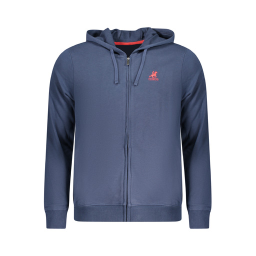 U.S. GRAND FELPA CON ZIP UOMO BLU