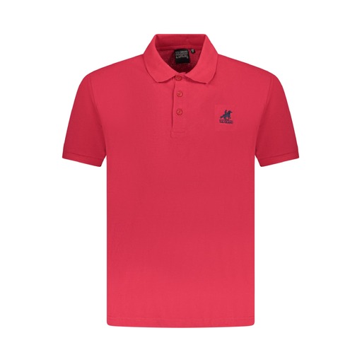 U.S. GRAND POLO MANICHE CORTE UOMO ROSSO