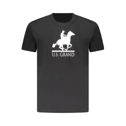 U.S. GRAND T-SHIRT MANICHE CORTE UOMO NERO