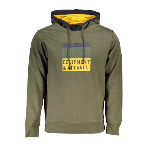 U.S. GRAND FELPA SENZA ZIP UOMO VERDE