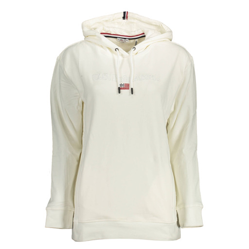 U.S. POLO ASSN. FELPA SENZA ZIP DONNA BIANCO