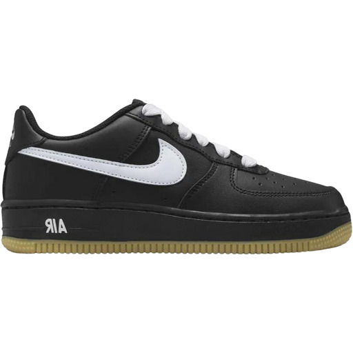 NIKE Air Force 1 LV8 Black/White/Gum (GS)