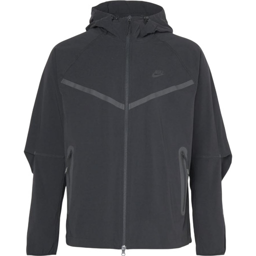 NIKE Tech Woven Windrunner Full-Zip Jacket BLACK