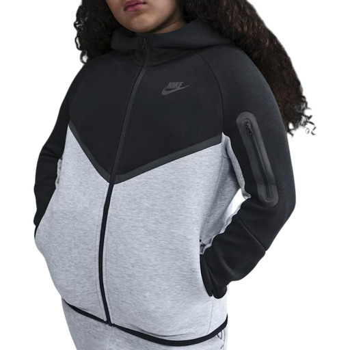 Nike Sportswear Tech Fleece Full-Zip Hoodie (GS) Extended Sizing