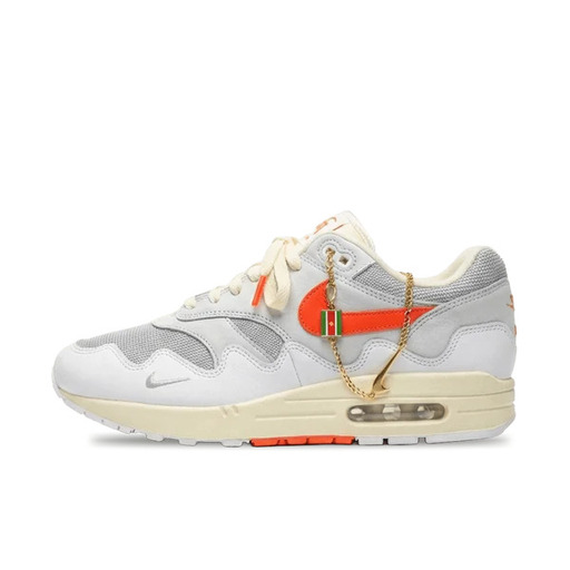 Nike Air Max 1 Patta Waves White Hyper Crimson (with bracelet)