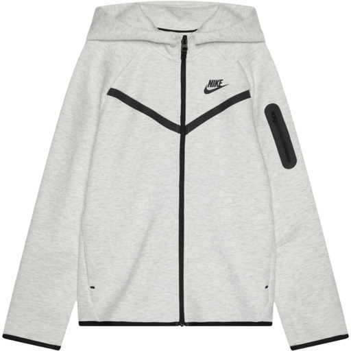 Nike Sportswear Tech Fleece Full-Zip Hoodie Grey (GS)