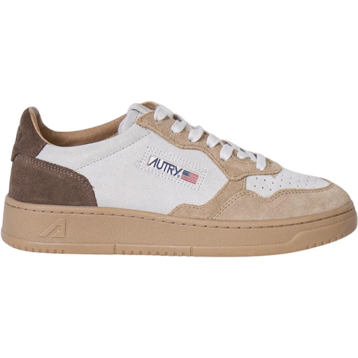 Autry Medalist Low Beige Brown (Women's)