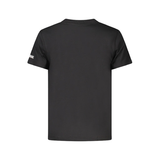 CONVERSE T-SHIRT MANICHE CORTE BAMBINA NERO