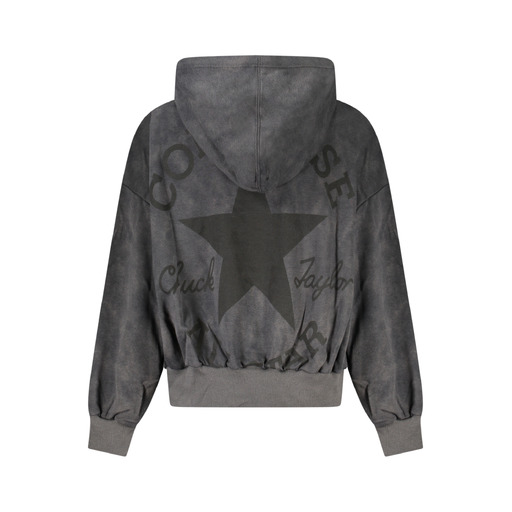 CONVERSE FELPA SENZA ZIP BAMBINA NERO