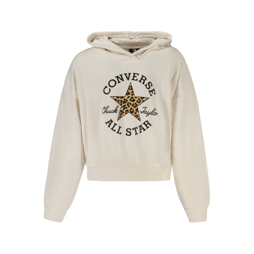CONVERSE FELPA SENZA ZIP BAMBINA BIANCO