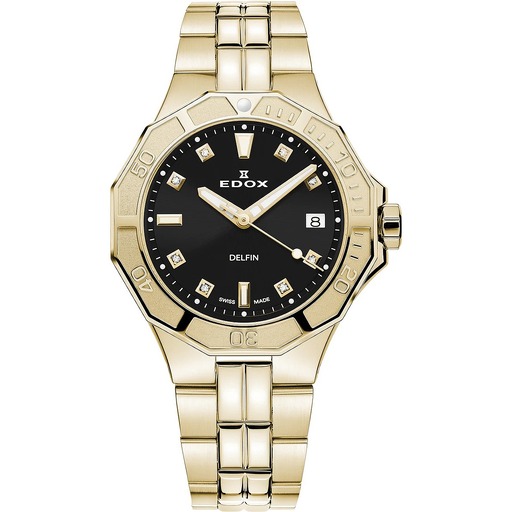 Hodinky Edox 53020-37JM-NID Delfin Diver 38mm 20ATM