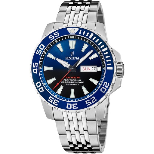 Hodinky Festina F20661/1 Diver Diving 45mm 20ATM