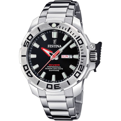 Hodinky Festina F20665/4 Diver Diving 46mm 20ATM