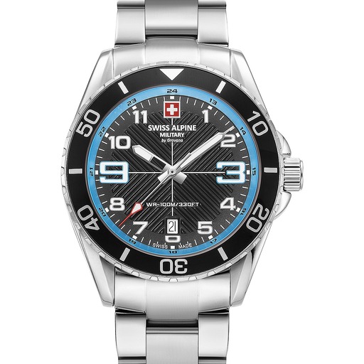 Hodinky Swiss Alpine Military 7029.1131 Raptor 42mm 10ATM