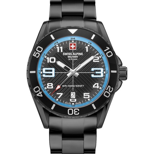 Hodinky Swiss Alpine Military 7029.1171 Raptor 42mm 10ATM