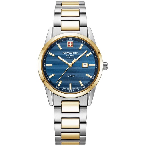 Hodinky Swiss Alpine Military 7767.1145 Argos two tone blue 34mm 10ATM