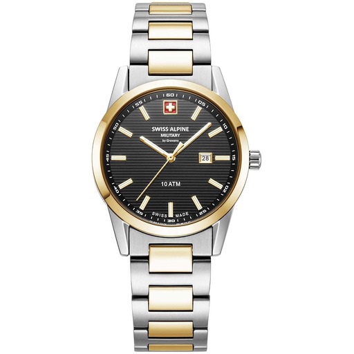 Hodinky Swiss Alpine Military 7767.1147 Argos two tone black 34mm 10ATM